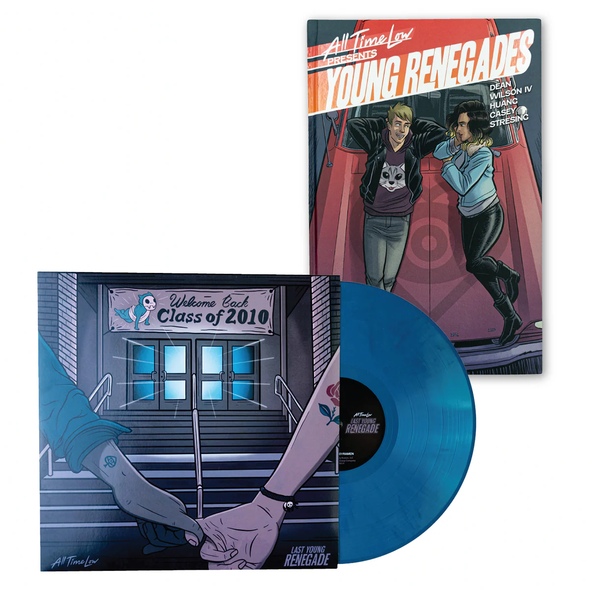 All Time Low - 'Last Young Renegade' Limited Edition Blue Vinyl LP & Graphic Novel - Image 2