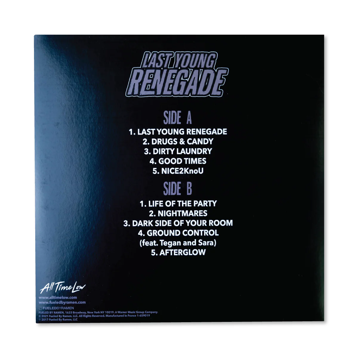 All Time Low - 'Last Young Renegade' Limited Edition Blue Vinyl LP & Graphic Novel - Image 4