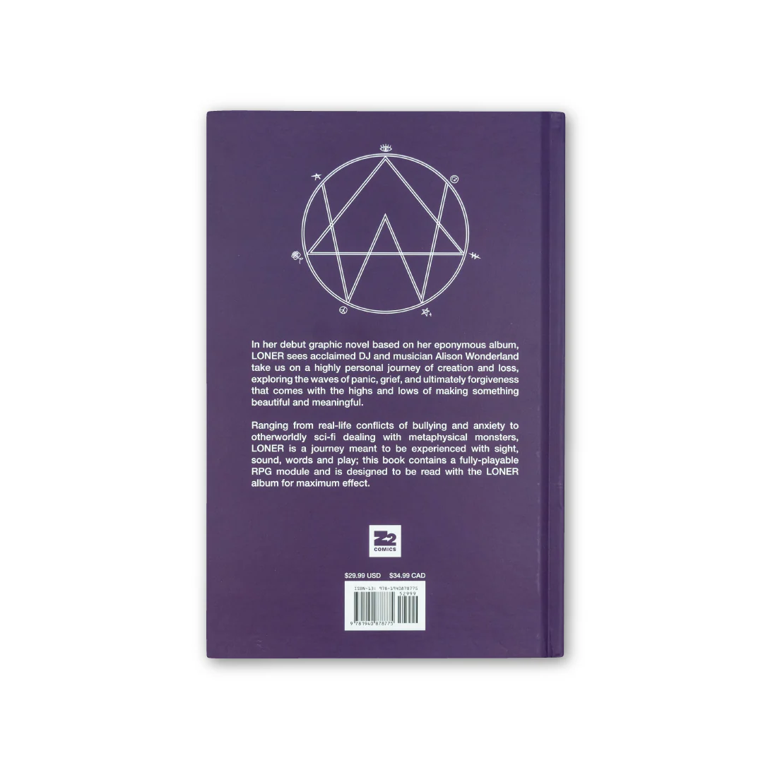 Alison Wonderland: LONER: An Alison Wonderland Graphic Novel and RPG Standard - Hardcover - Image 2