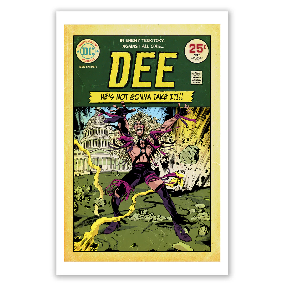 Dee Snider: HE'S NOT GONNA TAKE IT - SIGNED Deluxe Bundle - Image 4