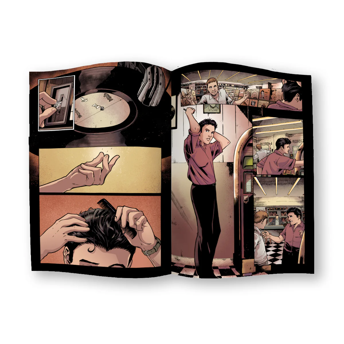 Elvis: The Official Graphic Novel SIGNED Super Deluxe Edition - Image 8