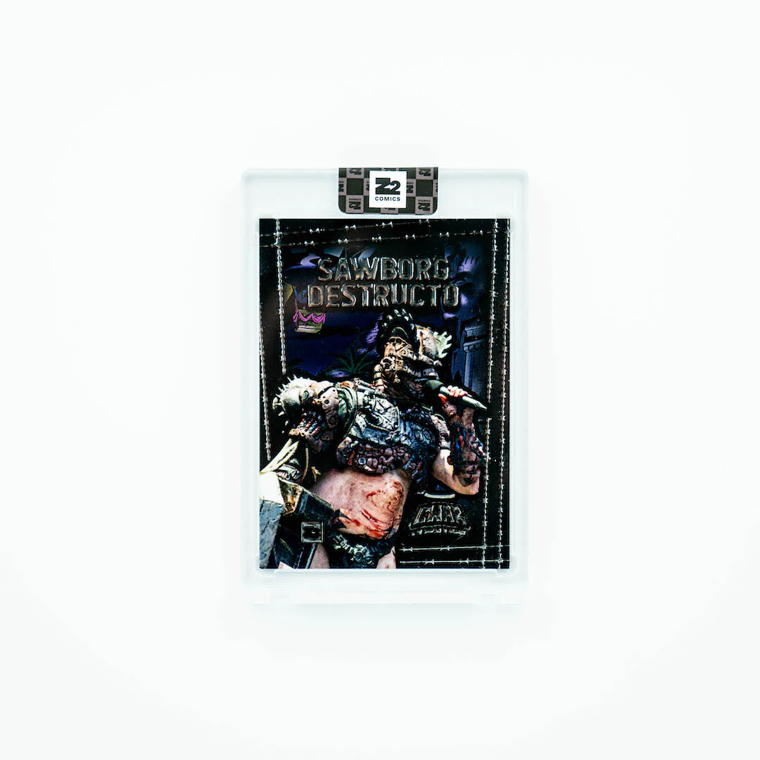 GWAR: Trading Card - SAWBORG DESTRUCTO - #'d to 99 - Image 3
