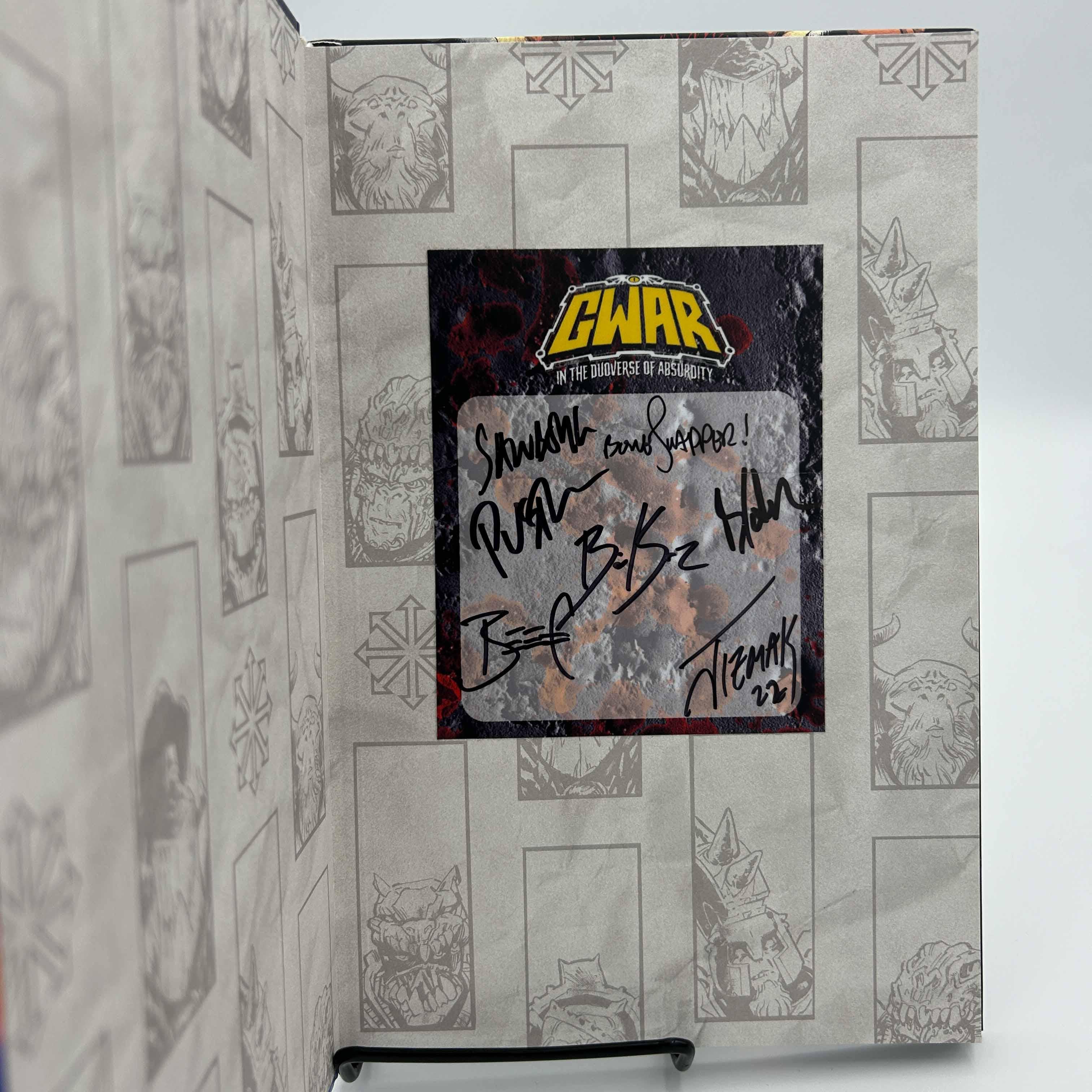 GWAR: In The Duoverse of Absurdity - Hardcover SIGNED