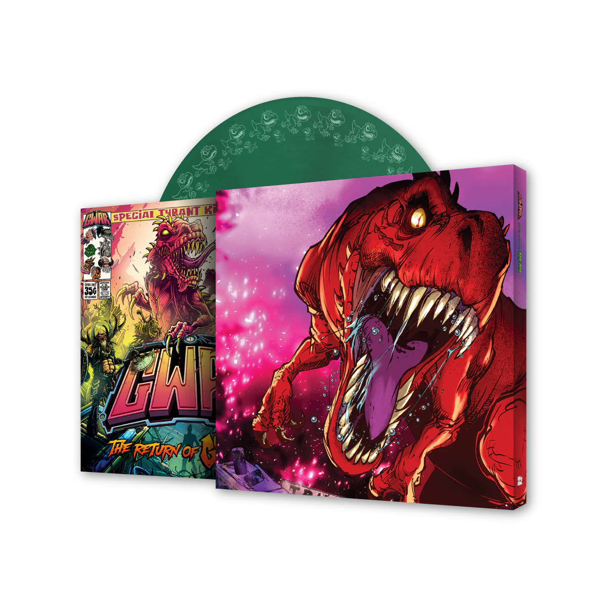GWAR: 'The Return of Gor Gor' Deluxe Comic Book + Vinyl LP (Limited Edition Evergreen)