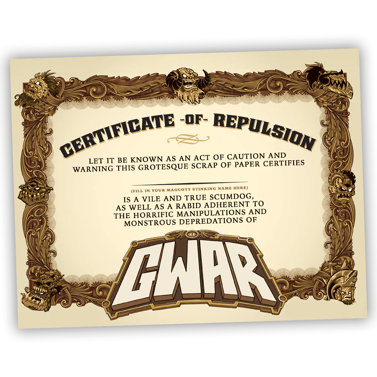 GWAR: 'The Return of Gor Gor' Signed Platinum Edition Comic Book + Vinyl LP (Limited Edition Fruit Punch) - Image 6