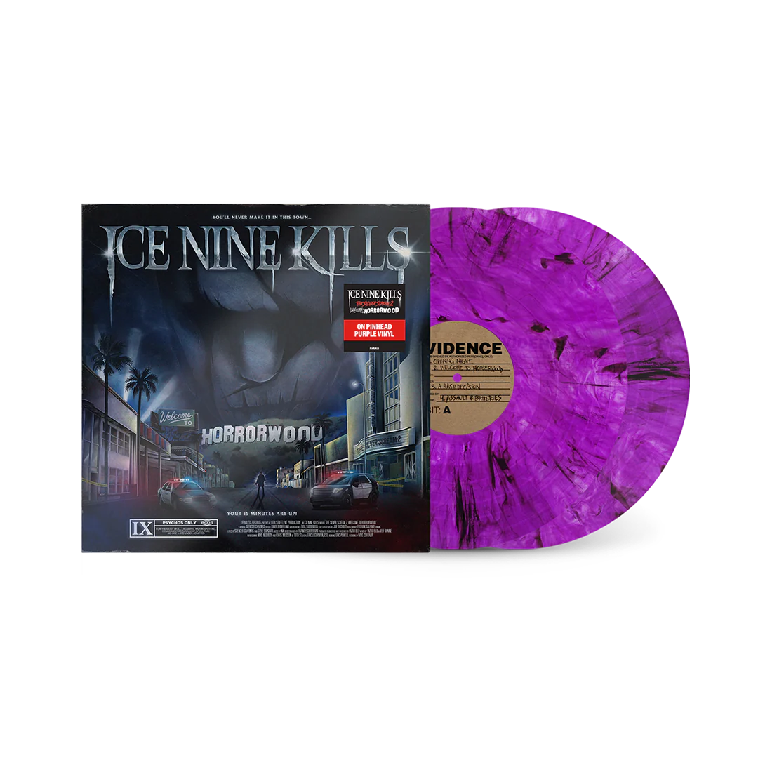 Ice Nine Kills - Welcome to Horrorwood Exclusive Purple Splatter Vinyl 2-LP