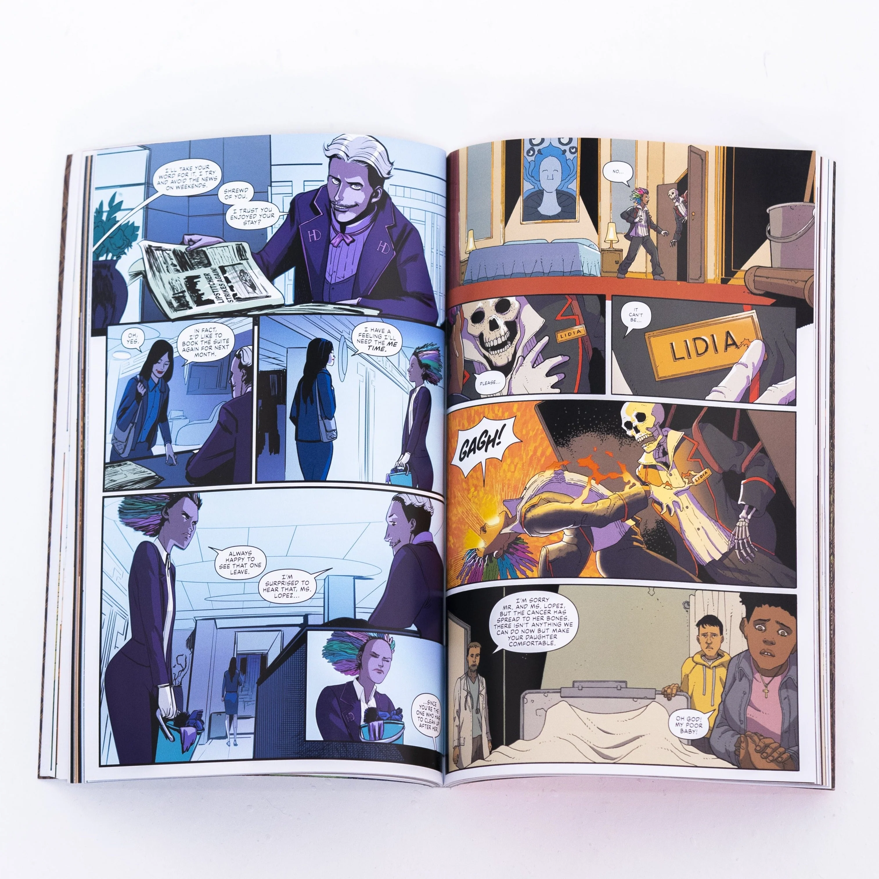 Machine Gun Kelly's Hotel Diablo Graphic Novel - Hardcover - Image 2