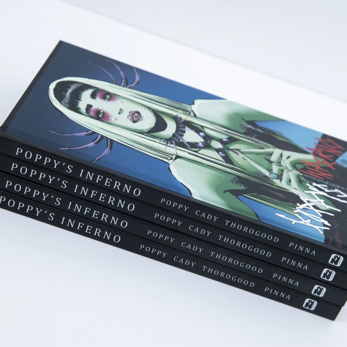 Poppy: Poppy's Inferno - Hardcover BLUE Variant - Image 2