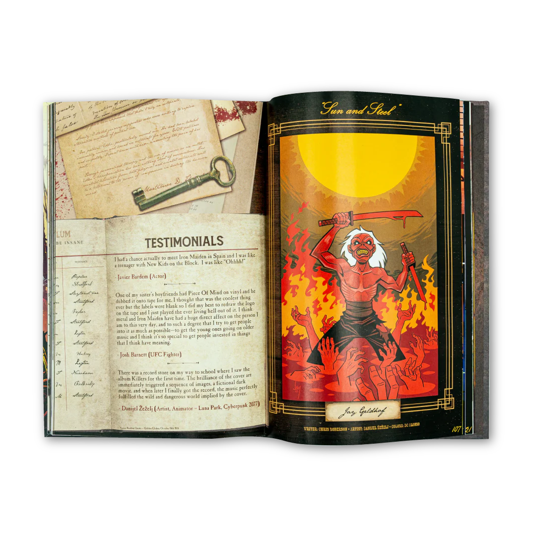 SIGNED Iron Maiden: Piece Of Mind - Hardcover - Image 4