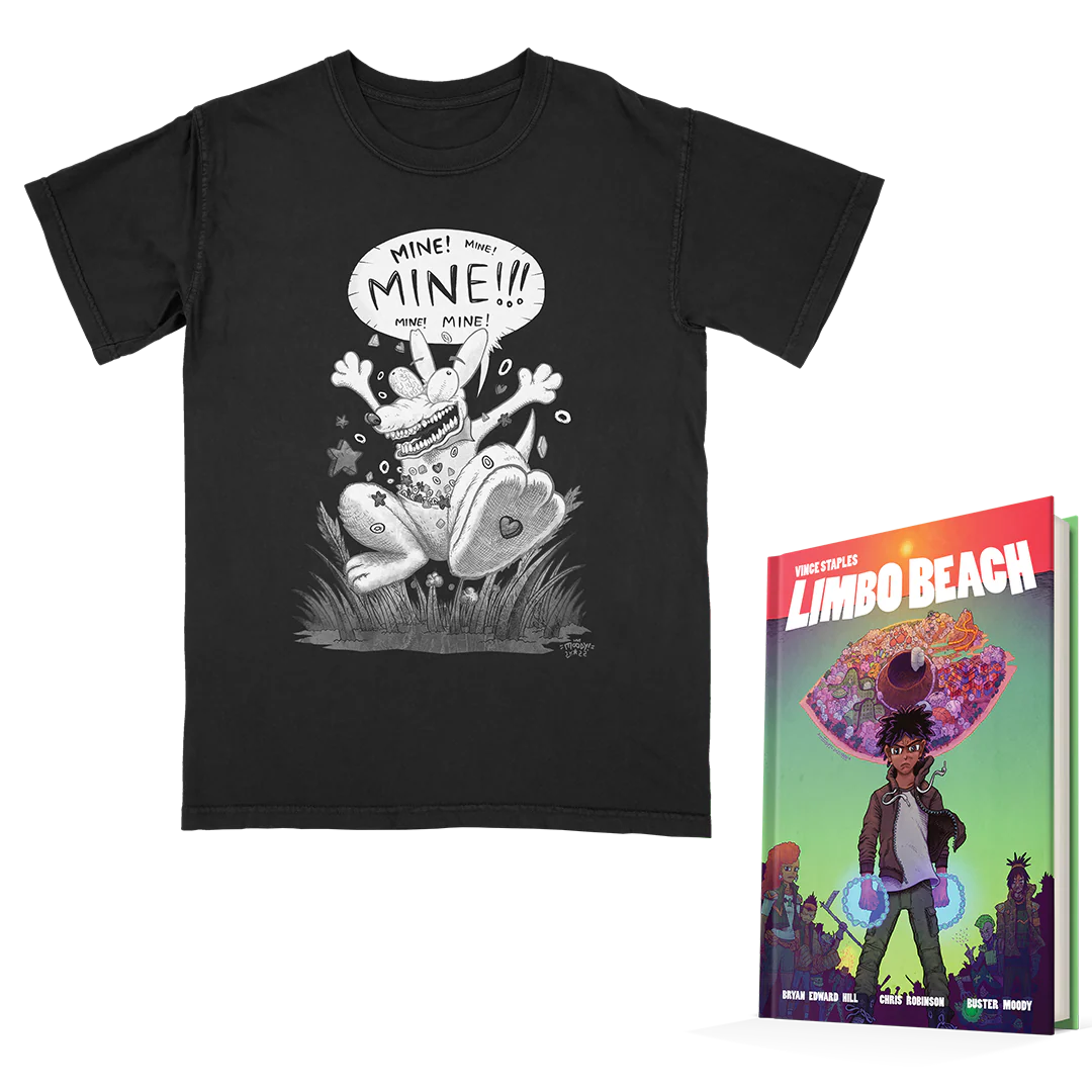 Vince Staples - 'Mine' T-Shirt and Signed Book