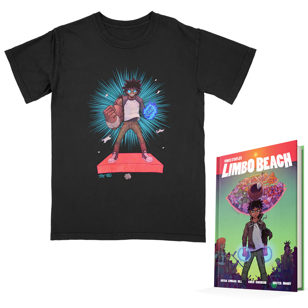 Vince Staples - 'Super Vince' T-Shirt and Signed Book