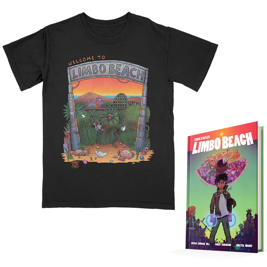 Vince Staples - 'Welcome' T-Shirt and Signed Book