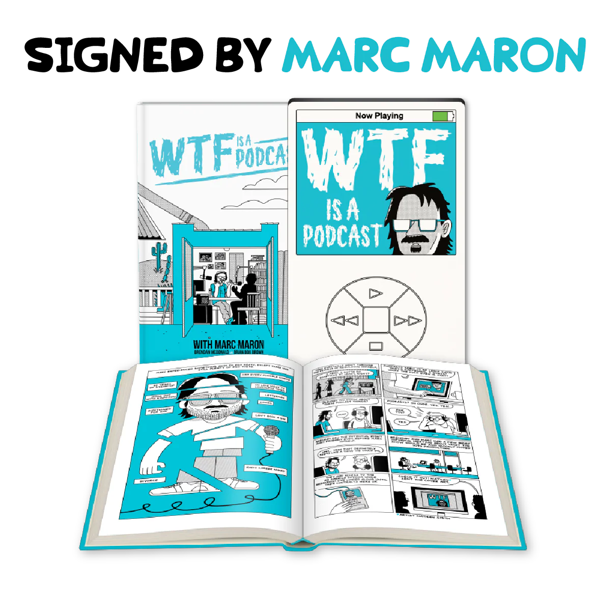 WTF is a Podcast with Marc Maron (Signed Deluxe Edition Book)